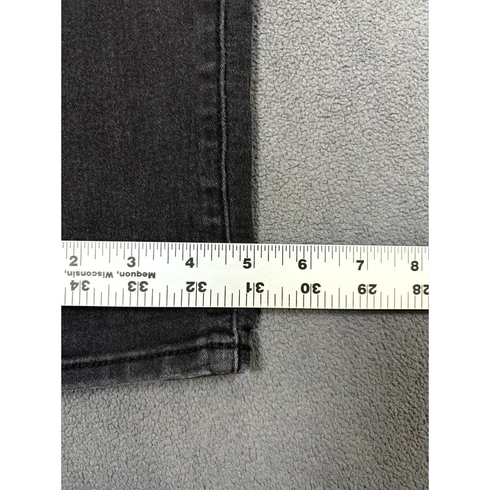 D. Jeans Jeans Womens 10 Black Skinny Dark Wash Stretch Mid Rise